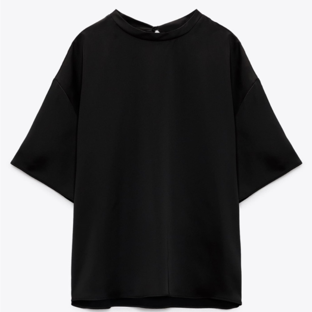 Zara Satin Tee๐ป๐ป๐ป - Picture 8 of 12